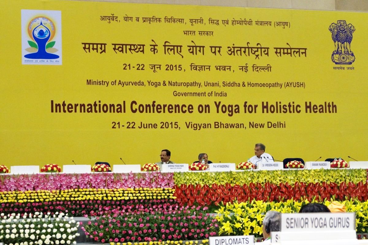 First day of Conference on IDY in New Delhi