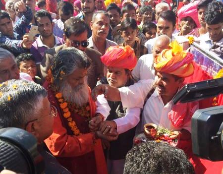 Inauguration of Water Tower in Nipal Village