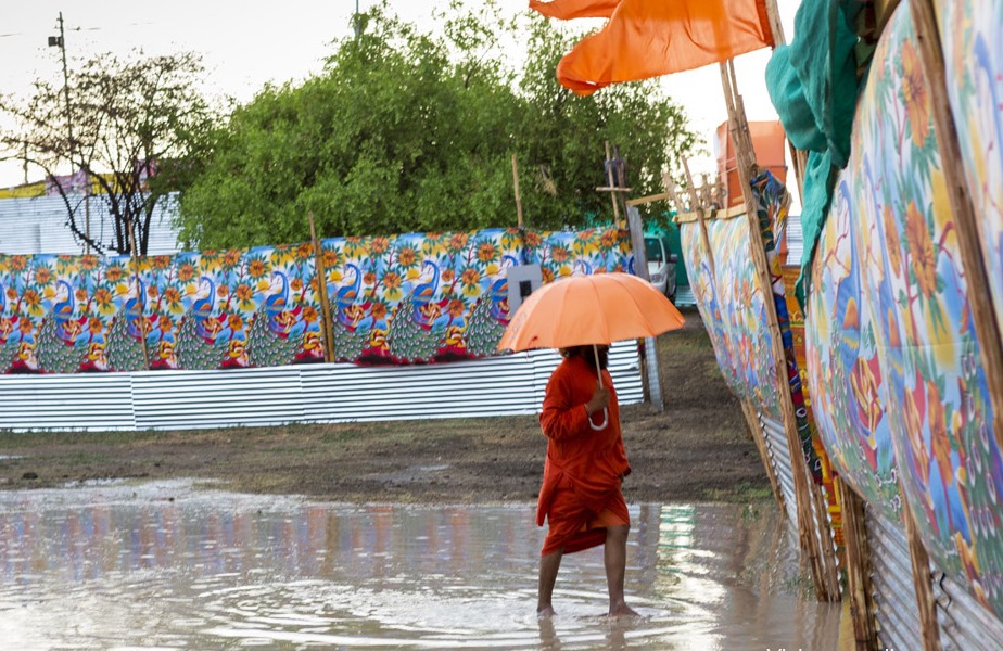 Under Gurudev's umbrella