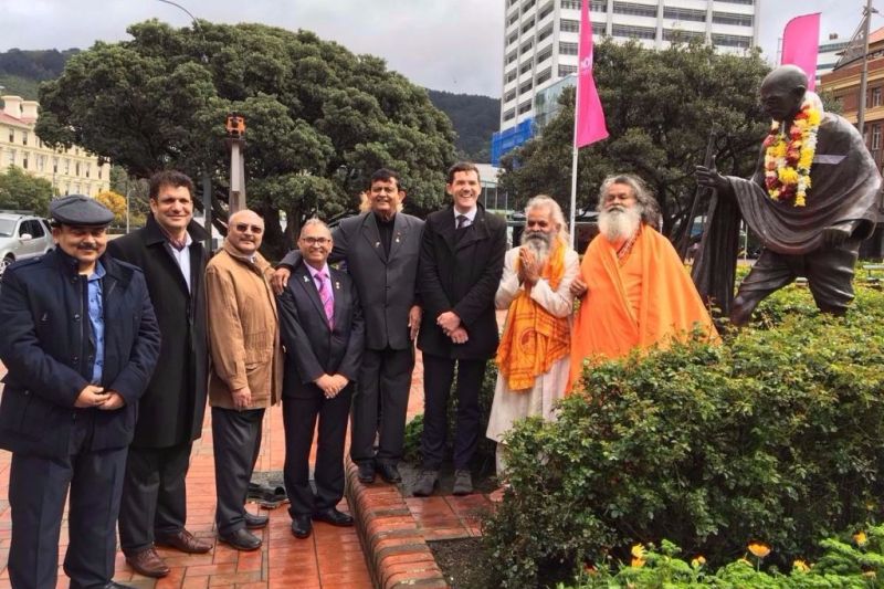 International Day of Non-Violence 2016 - Vishwaguruji in Wellington, New Zealand